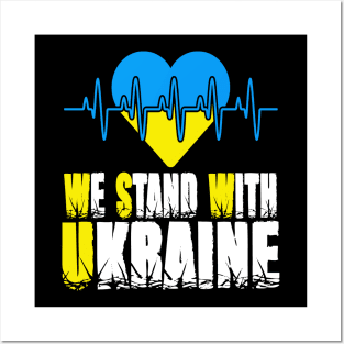 Ukraine trident Ukraine flag Ukrainian flag Ukraine Posters and Art